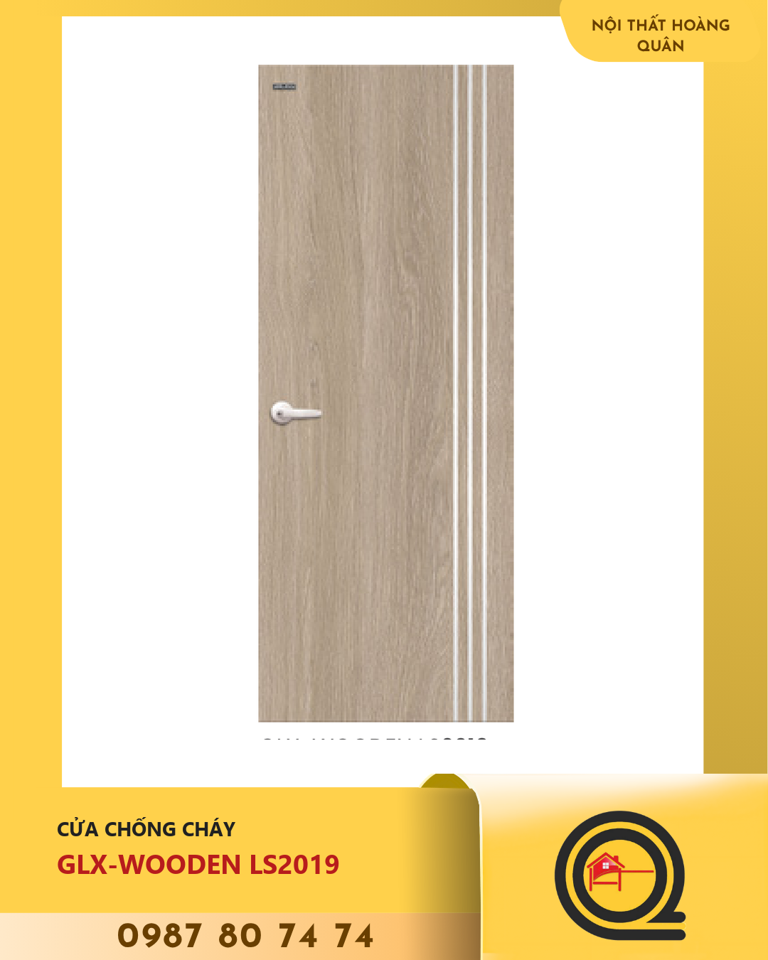 Cửa Gỗ Chống Cháy GLX-WOODEN LS2019
